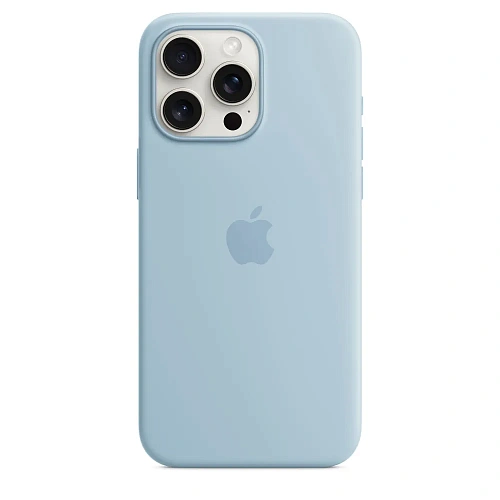 Чехол Apple iPhone 15 Pro Silicone Case with MagSafe -  Light Blue 250_100_761715