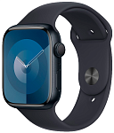 Часы Apple Watch Series 9 45mm Aluminium Case Sport Band Midnight M/L 250_100_640283