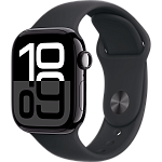 Часы Apple Watch Series 10 46mm Jet Black Aluminium Case GPS Sport Band Black S/M 250_100_639878